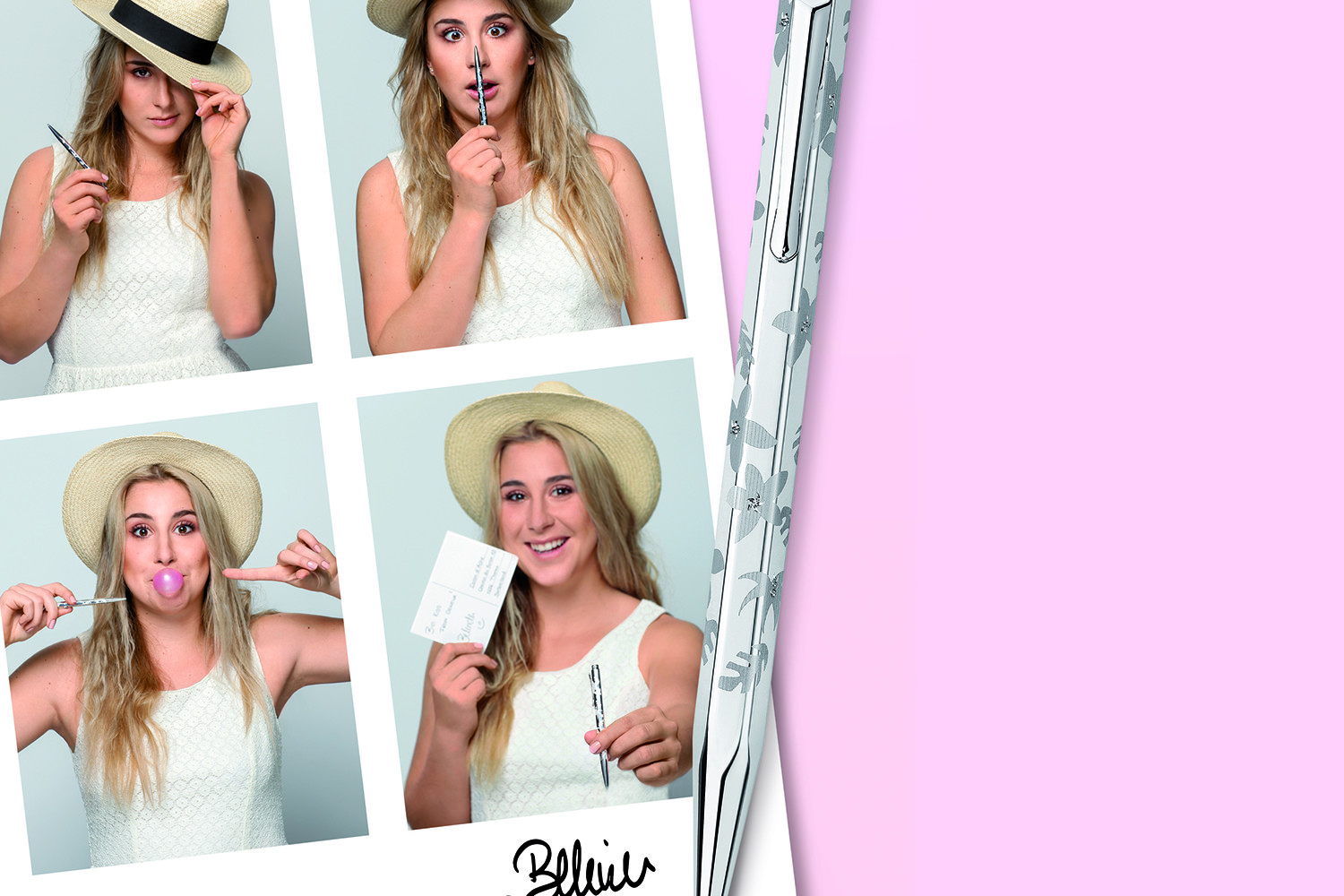 Campagne d'activation pour Caran d'Ache avec Belinda Bencic